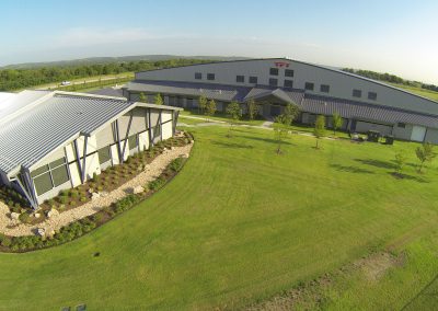 External view of a newly built manufacturing/industrial building complex 6