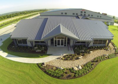 External view of a newly built manufacturing/industrial building complex 2
