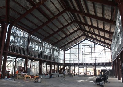 Large industrial building under construction