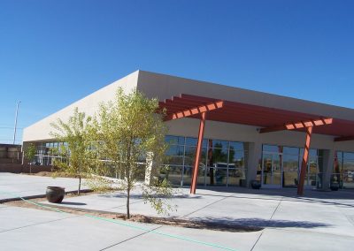 External view of a newly built church 10
