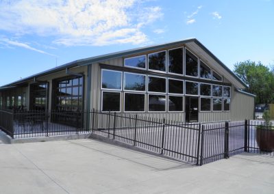 Airport hanger building 4