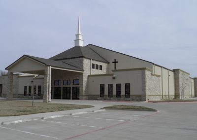 External view of a newly built church 8
