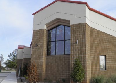 External view of a newly built church 5