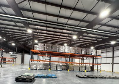 A new industrial warehouse is being moved in.