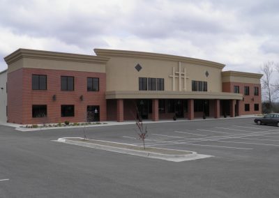 External view of a newly built church 4